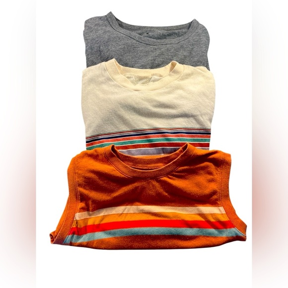 Madewell Tops - MADEWELL | MADEWELL cotton tees | grey, orange, crème | sustainably sourced | M